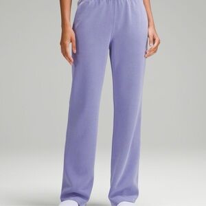 lululemon athletica Lavender Softstreem High-Rise Wide-Leg Lounge Pants